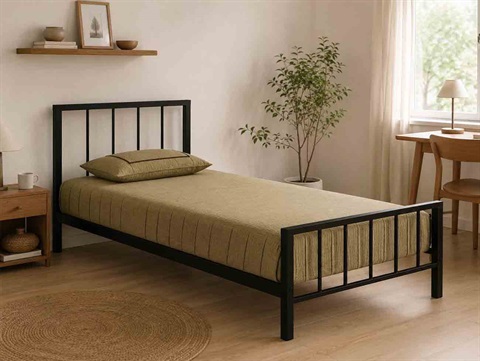 تخت تک نفره فلزی ایتالیایی T143